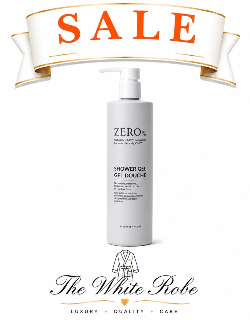 🔆🔆🔆 MIX & MATCH 🔆🔆🔆 
ZERO% Shower Gel 15oz | Sulfate-Free